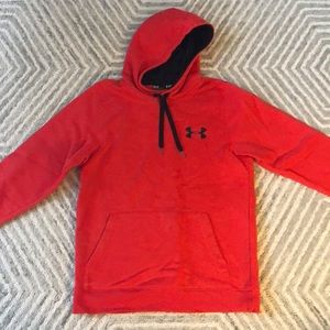 Under armour hoodie bright orange/red